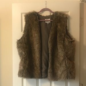 💛Plus Size Faux Fur Vest💛
